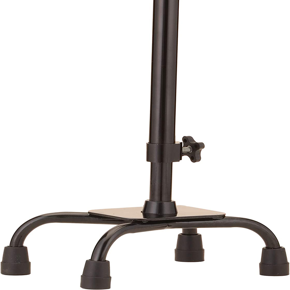 HEAVY DUTY QUAD CANE SM BLACK